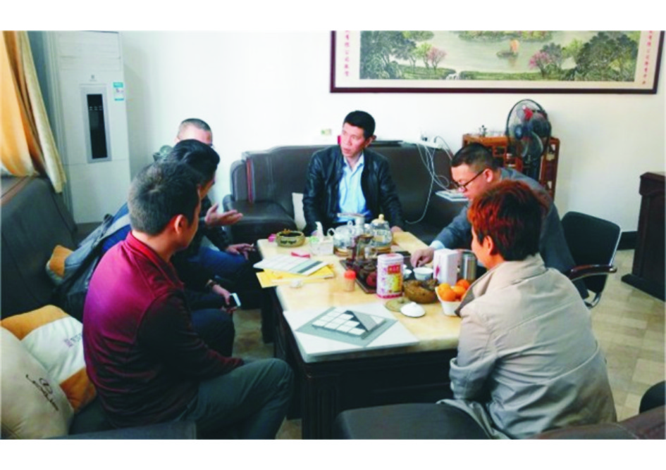 合景泰富地產集團對我司進行考察